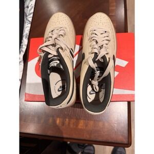 Nike Mens Shoes Nike Court Vision Low Lt Khaki Seq Gum Medium Brown